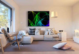 Lichtspiel Leinwandbild / Abstrakt AK Art Bilder / Leinwand Bild + TOP XXL