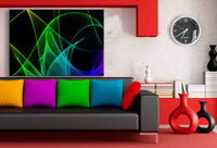 Lichtspiel Leinwandbild / Abstrakt AK Art Bilder / Leinwand Bild + TOP XXL