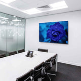 Blaue Rose Leinwandbild / AK Art Bilder / Mehrfarbig + Kunstdruck XXL Wandbild