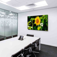 Sonnenblume Leinwandbild / AK Art Bilder / Mehrfarbig + Kunstdruck XXL Wandbild