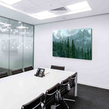 Skyrim Berge Wald Leinwandbild AK Art Studio Wanddeko Wandbild Kunstdruck XXL