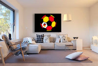 Deutschland Fußball AK Art Bilder| Premium Kunstdruck Made in Germany | XXL TOP