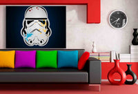 Stormtrooper Star Wars AK Art Bilder| Premium Kunstdruck Leinwandbilder Top XXL