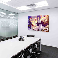 Anime / Liebespaar Leinwandbild AK Art Bilder Mehrfarbig Wandbild Premium XXL