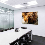 Yorkshire Terrier Welpe Leinwandbild AK Art Bilder Wanddeko Wandbild Kunstdruck