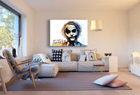 Joker Monster Art Leinwandbild AK Art Bilder Wanddeko Wandbild Kunstdruck XXL