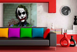 Batman Joker Heath Ledger Leinwandbild AK ART Kunstdruck Rahmen Wandbild