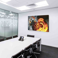 Ghost Rider Leinwandbild LaraArt Bilder Mehrfarbig Wandbild Kunstruck