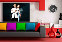 Agent 007 Daniel Craig & Lea Seydoux Leinwandbild  AK Art Bilder Mehrfarbig Wand