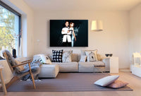 Agent 007 Daniel Craig & Lea Seydoux Leinwandbild  AK Art Bilder Mehrfarbig Wand