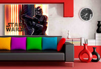 Star Wars Stormtrooper Black Leinwandbild AK Art Studio Wanddeko Wandbild