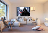 Star Wars Darth Vader Stormtrooper Leinwandbild AK ART Wanddeko Wandbild TOP XXL