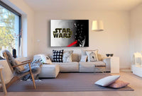 Star Wars Darth Vader Laserschwert Leinwandbild AK Art Studio Wanddeko Wandbild