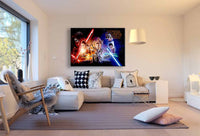 Star Wars Helden Laserscherter Leinwandbild AK ART Wanddeko Wandbild TOP XXL