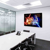 Star Wars Helden Laserscherter Leinwandbild AK ART Wanddeko Wandbild TOP XXL