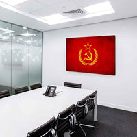 Flagge Sowjetunion Rot Leinwandbild AK Art Bilder Mehrfarbig Wandbild Kunstdruck