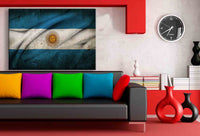 Flagge Argentinien Leinwandbild AK Art Bilder Mehrfarbig Wandbild Kunstdruck