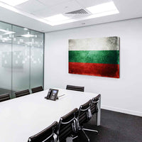 Flagge Bulgarien Leinwandbild AK Art Bilder Mehrfarbig Kunstdruck Wandbild XXL