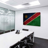 Flagge Namibia Leinwandbild Leinwand Bild Mehrfarbig Kunstdruck Wandbild TOP XXL