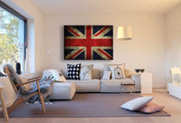 Flagge UK England Leinwandbild AK aArt Bilder Mehrfarbig Kunstdruck Wandbild XXL