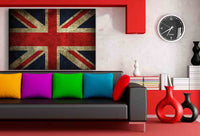 Flagge UK England Leinwandbild AK aArt Bilder Mehrfarbig Kunstdruck Wandbild XXL