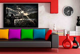 Game Held Jagt Leinwandbild / LaraArt Bilder / Leinwand Bild + Mehrfarbig + K...