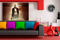 Hitman Game Feuer Leinwandbild / LaraArt Bilder / Leinwand Bild + Mehrfarbig +