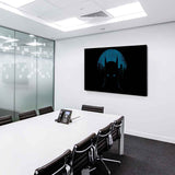 Batman Schwarz Maske Leinwandbild / LaraArt Bilder / Leinwand Bild + Mehrfarb...