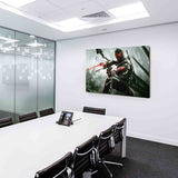 Crysis Soldat Game Leinwandbild / AK Art Bilder / Mehrfarbig + Kunstdruck XXLTOP