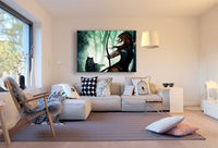 Tomb Raider Lara Croft Art Leinwandbild AK Art Bilder Mehrfarbig Wandbild TOP