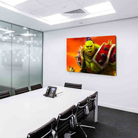 Warcraft WoW Thrall Ork Leinwandbild AK Art Studio Wanddeko Wandbild