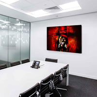 Halloween VAN HELLSING Alucard Rot Leinwandbild AK Art Bilder Wanddeko Wandbild