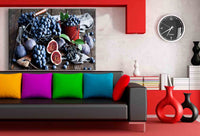 Beere Leinwandbild AK Art Bilder Mehrfarbig Wandbild Kunstdruck Wanddeko TOP XXL