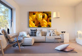 Paprika Gelb Leinwandbild AK ART Kunstdruck Mehrfarbig Wandbild Wanddeko TOP XXL