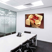 Käse Leinwandbild AK Art Bilder Mehrfarbig Kunstdruck XXL Wandbild Wanddeko TOP