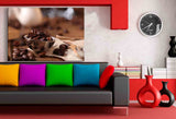 Kaffeebohnen Leinwandbild AK ART Kunstdruck Mehrfarbig Wandbild Wanddeko TOP XXL