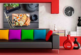 Sushi Leinwandbild AK Art Bilder Mehrfarbig Kunstdruck XXL Wandbild Wanddeko TOP