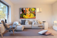 Hase Deko Ostern Leinwandbild AK Art Bilder Wanddeko Wandbild Kunstdruck TOP XXL