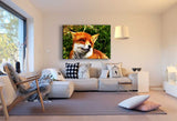 Fuchs Leinwandbild AK Art Bilder Mehrfarbig Wandbild Kunstdruck Wanddeko TOP XXL