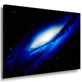 Galaxie Blau Weltraum Leinwandbild AK Art Bilder Mehrfarbig Wandbild Kunstdruck