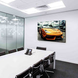 Lamborghini Orange Leinwandbild AK ART Kunstdruck Mehrfarbig Wandbild Wanddeko Auto