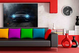 Mercedes Front Scheinwerfer Leinwandbild AK ART Kunstdruck Mehrfarbig Wandbild Auto