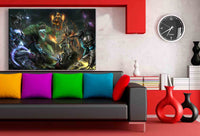 Dota 2 Helden III AK ART Leinwandbilder Kunstdruck Mehrfarbig Wandbild Wanddeko