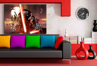 Star Wars The Force Awakens Leinwandbild AK ART Kunstdruck Wandbild Wanddeko XXL