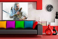 The Witcher III Leinwandbild AK ART Kunstdruck Wandbild Wanddeko Mehrfarbig XXL