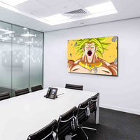 Broly Dragonball Super Leinwandbild AK ART Kunstdruck Wandbild Mehrfarbig FANART