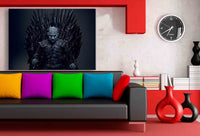 Game of Thrones Nachtkönig II Leinwandbild AK ART Kunstdruck Wandbild Wanddeko