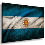 Flagge Argentinien Leinwandbild AK Art Bilder Mehrfarbig Wandbild Kunstdruck