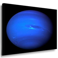 Neptun Blau Weltraum Leinwandbild AK Art Bilder Mehrfarbig Kunstdruck Wandbild