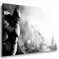 Batman Arkham City Abstrakt Leinwandbild LaraArt Bilder Leinwand Bild M